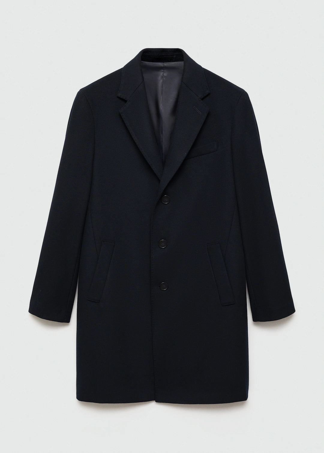 JEFREY LAPEL DOUBLE BREASTED COAT