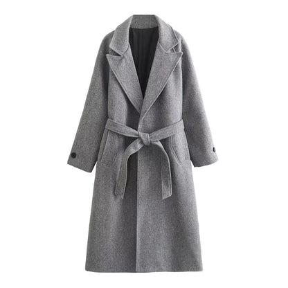 Yvonne Mid Long Lapel Tweed Jacket