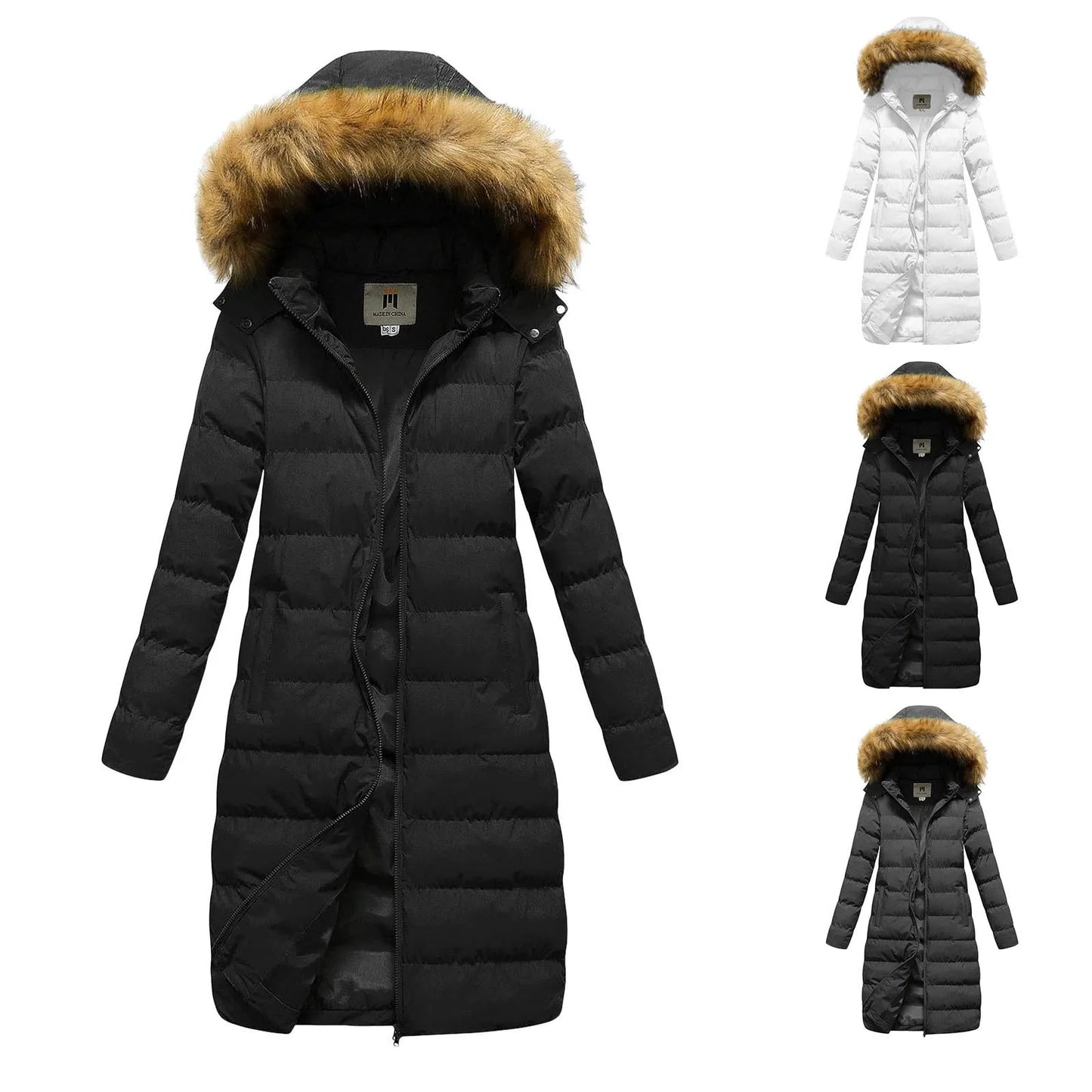 Winter Faux Jacket With Down Insulation