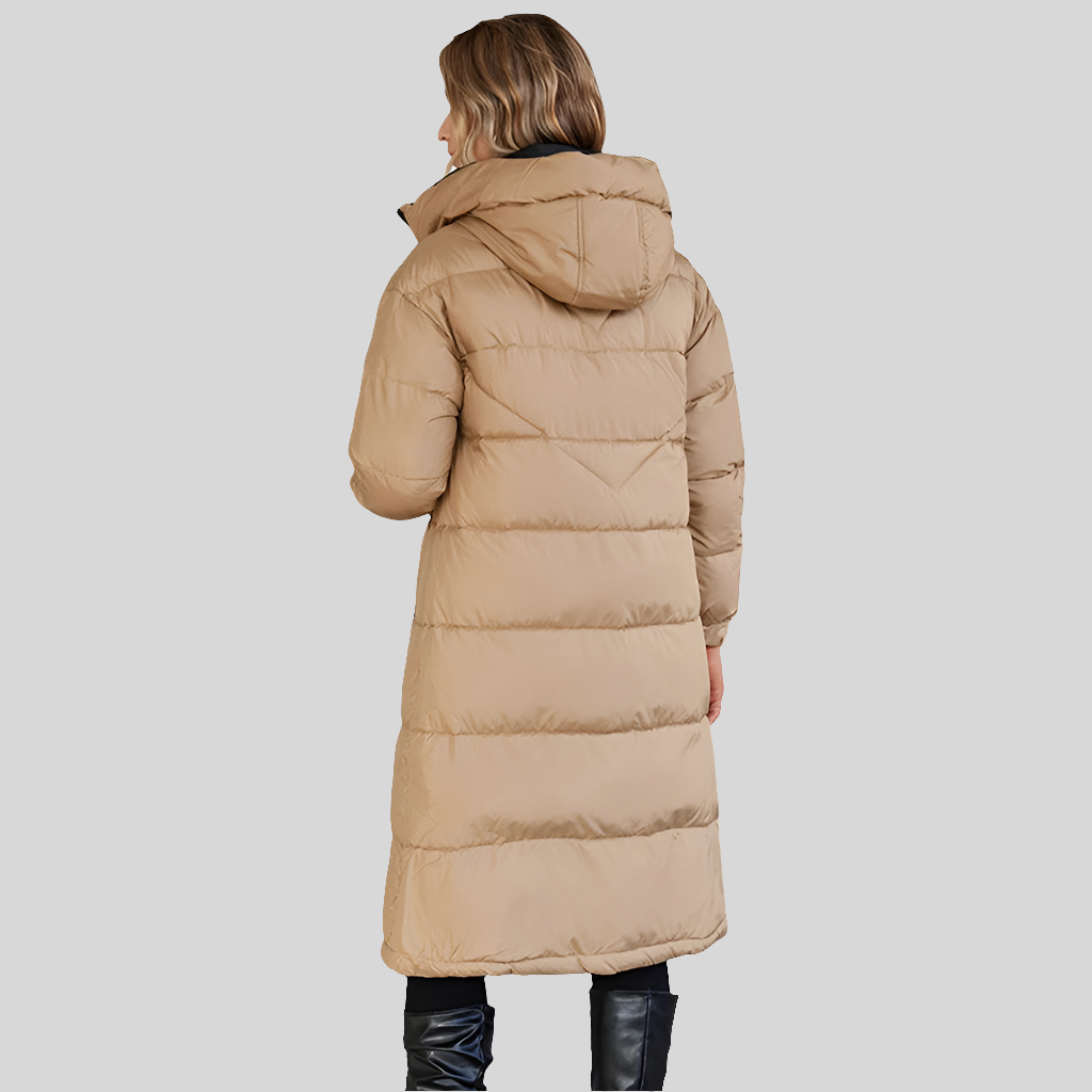 Lengthy parka for women