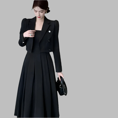 Tina Classic Black Hepburn Dress