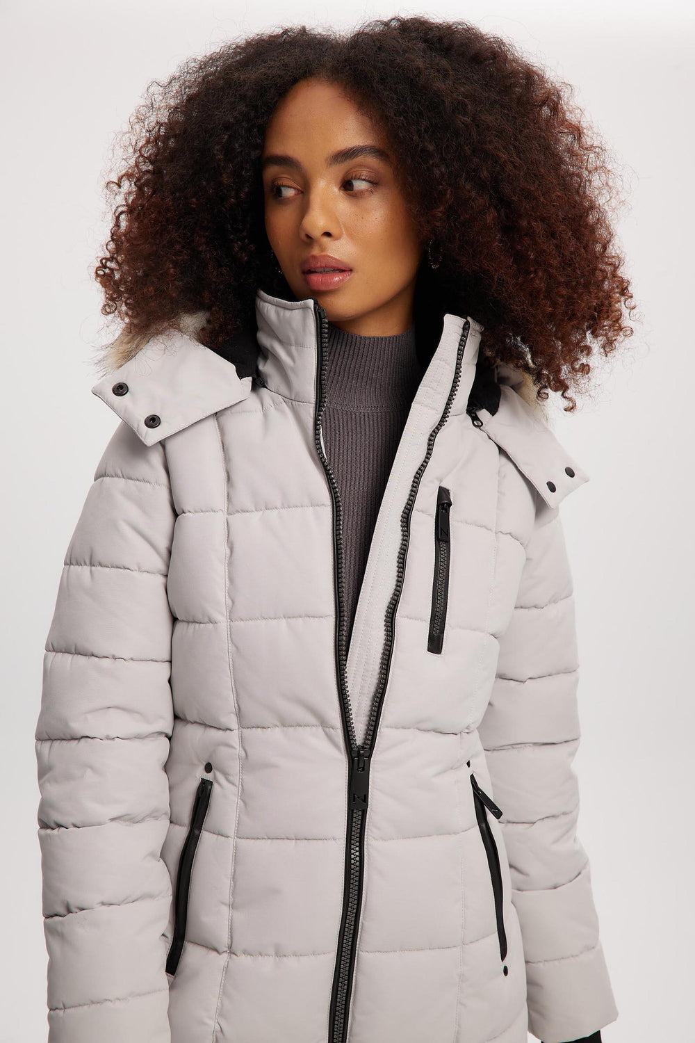 Hannah mid length parka