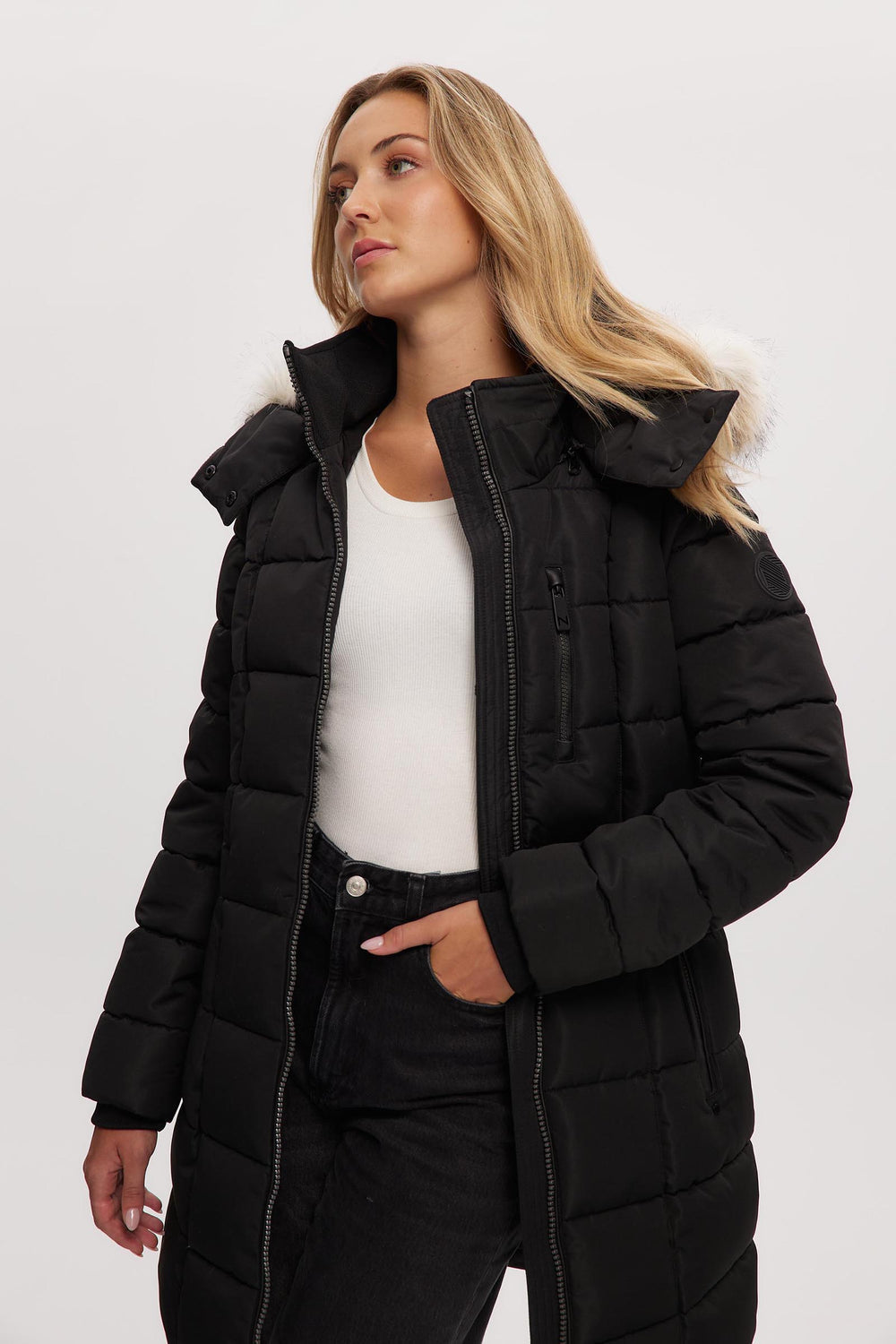 Hannah mid length parka