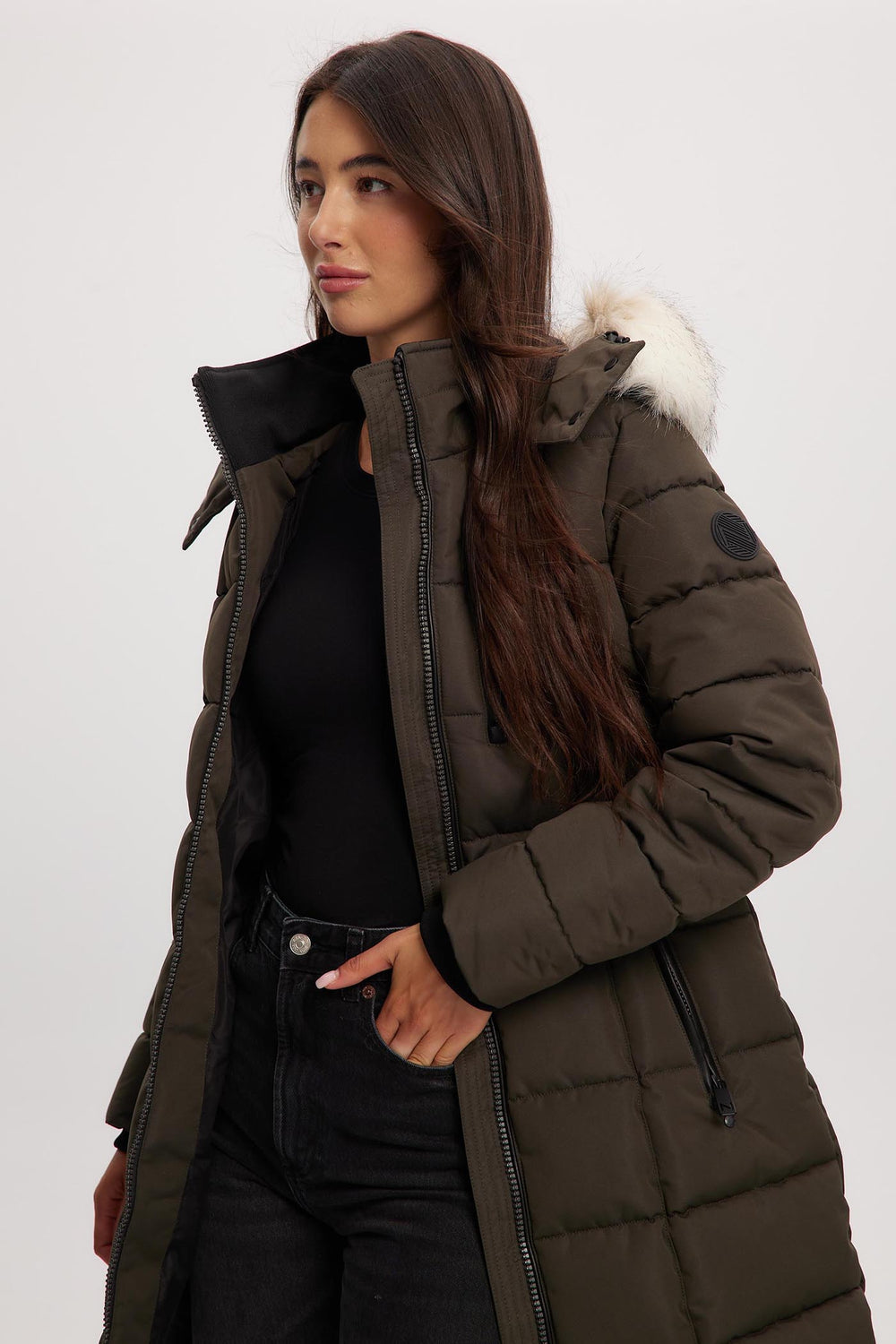 Hannah mid length parka