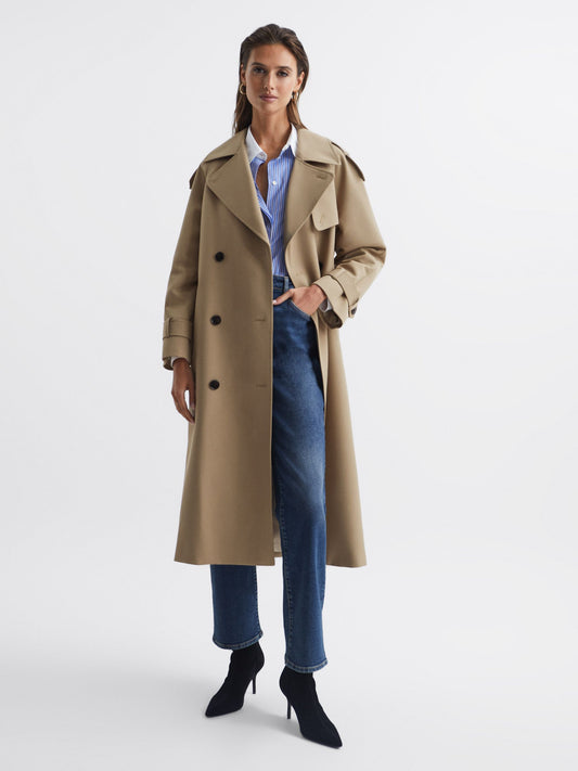 Daria Wool Blend Trench Coat