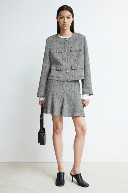 Jasmine Textured Weave Jacket