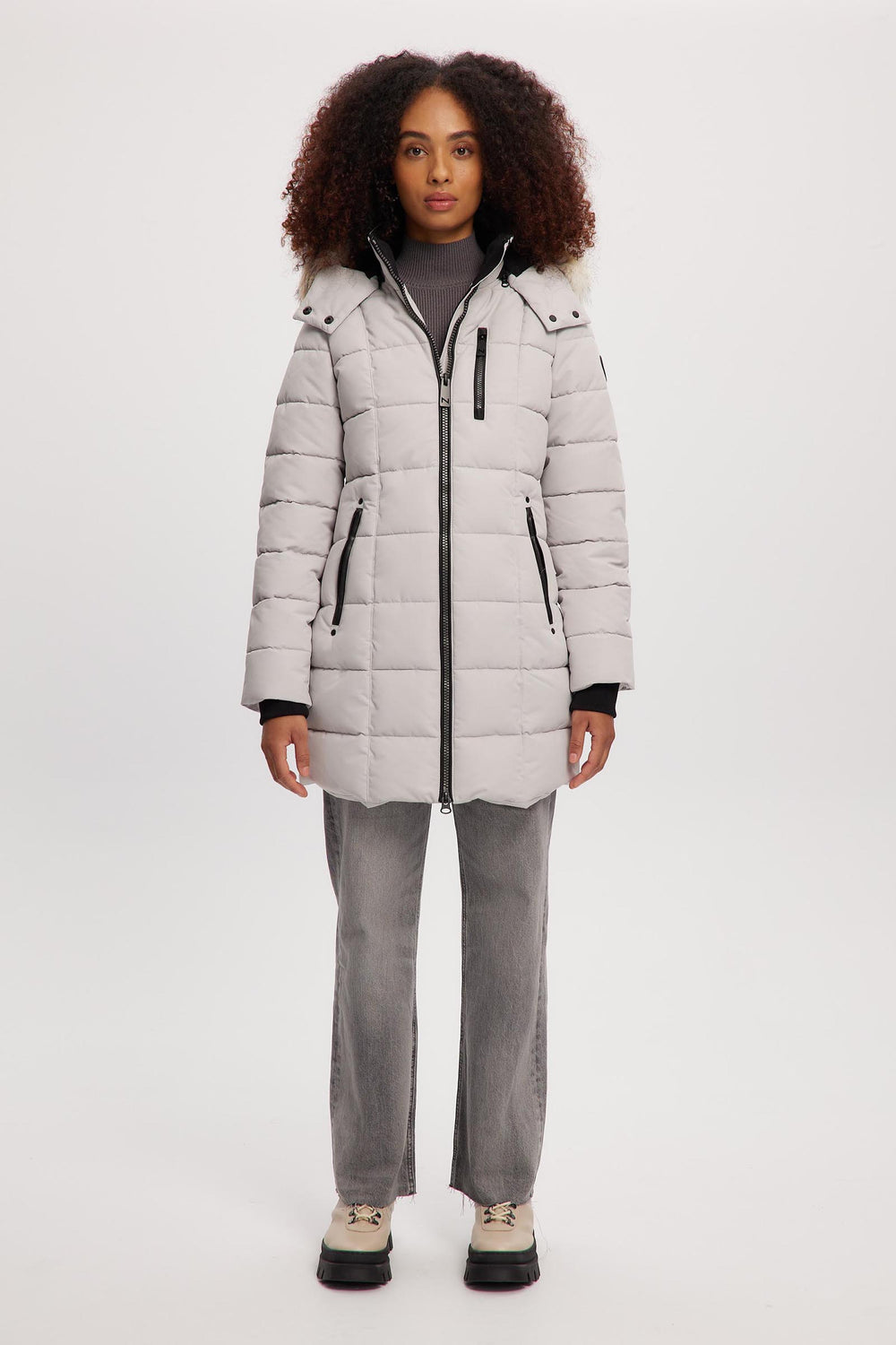 Hannah mid length parka