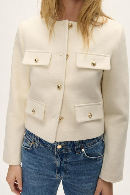 Jasmine Textured Weave Jacket